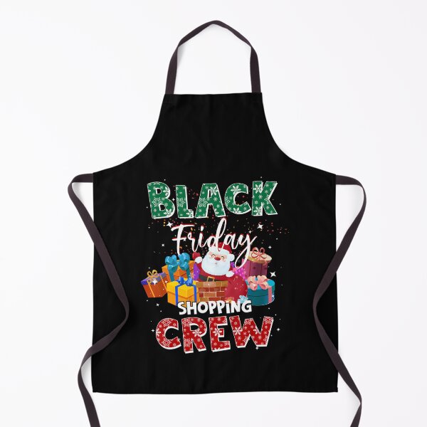 Item preview, Happy Funny Shopping Holiday Christmas 2025 Friday Sale Black designed and sold by Kraigsarina.
