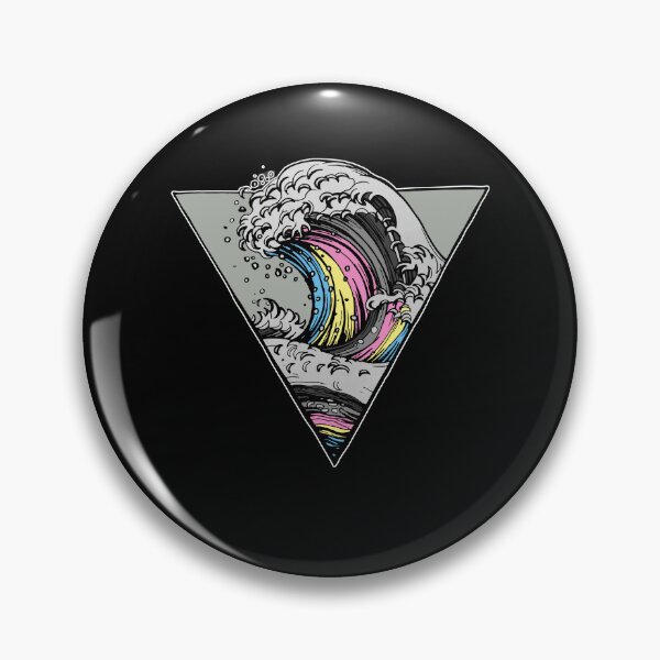 Item preview, Polygender Ocean Wave LGBT Pride Flag designed and sold by Clara Hollins.