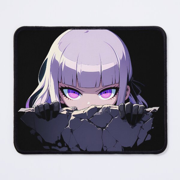 Item preview, Kyoko Kirigiri Peeking Danganronpa Anime Girl Cool Detective Look designed and sold by TorbenKuhano.