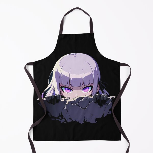 Item preview, Kyoko Kirigiri Peeking Danganronpa Anime Girl Cool Detective Look designed and sold by TorbenKuhano.