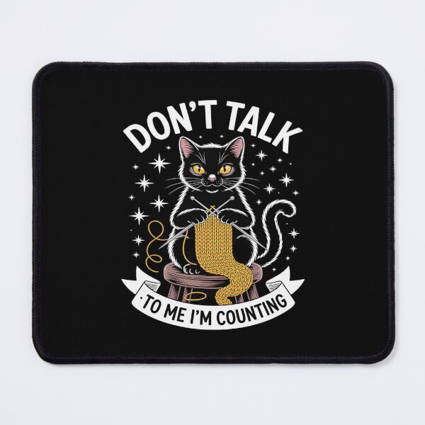 Item preview, Don't Talk To Me I'm Counting Cat Yarn designed and sold by LeeEvans222.