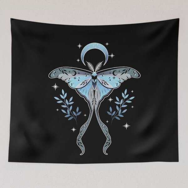 Item preview, Demiboy Luna Moth LGBT Pride Flag designed and sold by Clara Hollins.