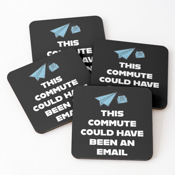 Item preview, This Commute Could Have Been an Email" Minimalist Tee - A funny, relatable design for remote workers and WFH fans designed and sold by 519xdesign.