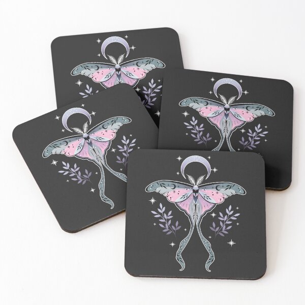 Item preview, Demigirl Luna Moth LGBT Pride Flag designed and sold by Clara Hollins.