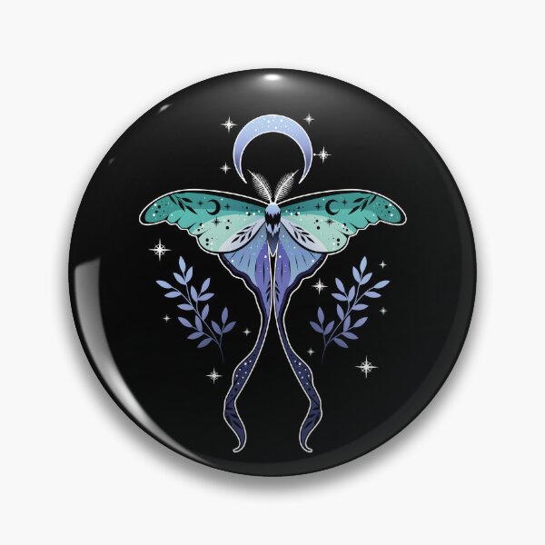 Item preview, Gay Man Luna Moth LGBT Pride Flag designed and sold by Clara Hollins.