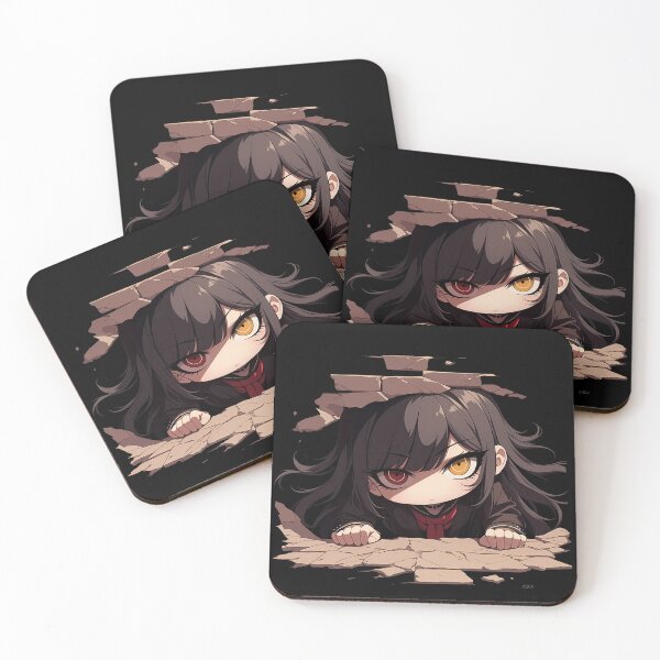 Item preview, Toko Fukawa Peeking Danganronpa Anime Girl Dual Eyed Literary Fear designed and sold by TorbenKuhano.