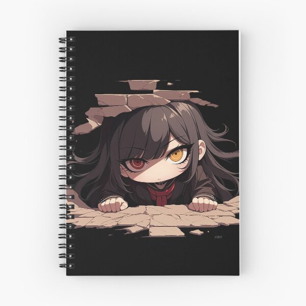 Item preview, Toko Fukawa Peeking Danganronpa Anime Girl Dual Eyed Literary Fear designed and sold by TorbenKuhano.