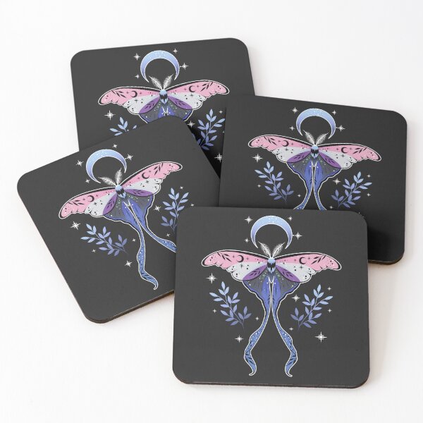 Item preview, Genderfluid Luna Moth LGBT Pride Flag designed and sold by Clara Hollins.