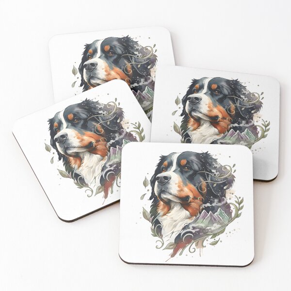 Item preview, Bernese Mountain Dog | Colorful Watercolor Design #20 designed and sold by MatsurexDesigns.