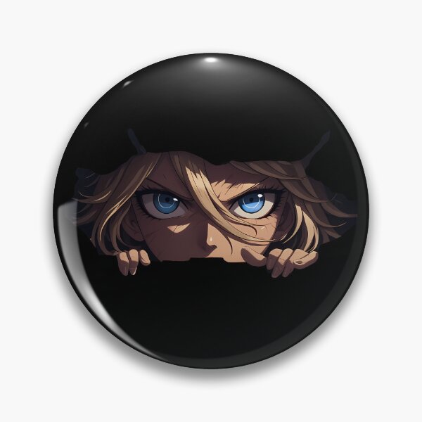 Item preview, Byakuya Togami Peeking Danganronpa Anime Boy Elite Blue Eyed Gaze designed and sold by TorbenKuhano.