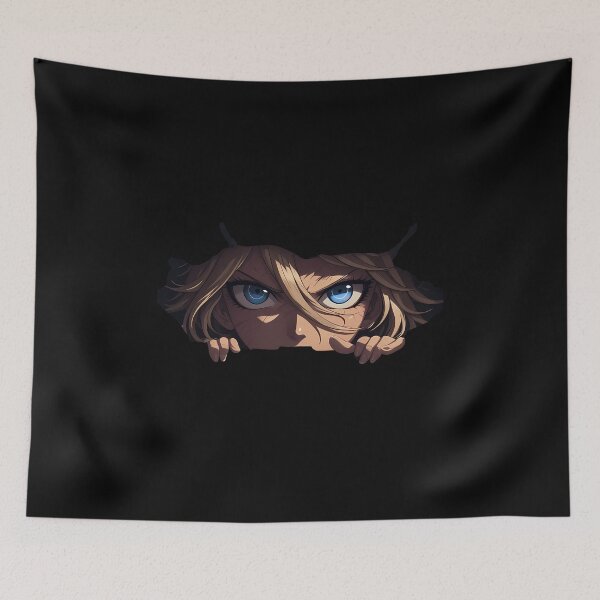 Item preview, Byakuya Togami Peeking Danganronpa Anime Boy Elite Blue Eyed Gaze designed and sold by TorbenKuhano.