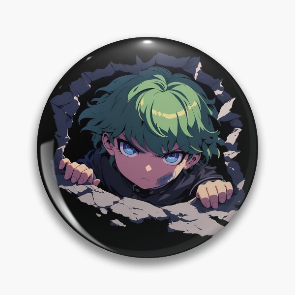 Item preview, Rantaro Amami Peeking Chibi Danganronpa Anime Boy designed and sold by TorbenKuhano.