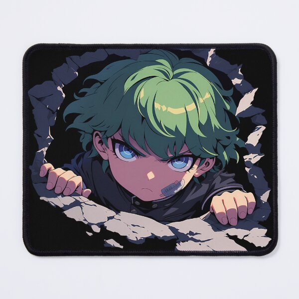 Item preview, Rantaro Amami Peeking Chibi Danganronpa Anime Boy designed and sold by TorbenKuhano.