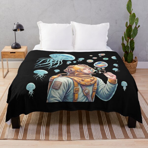 Item preview, "Buceador Cósmico: Burbujas del Universo" - "Inmersión en el Espacio Profundo" designed and sold by Vibepop.store.