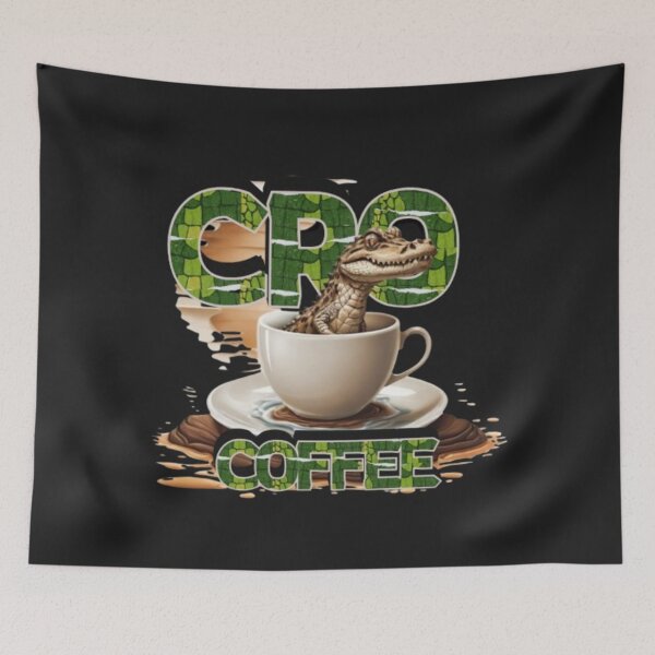 Item preview, Cro-Coffee – The Most Dangerous Morning Routine designed and sold by Antik by Schulz.