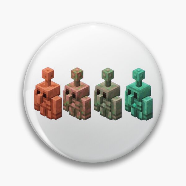 Item preview, Copper golem oxidization  designed and sold by GraceBogo.