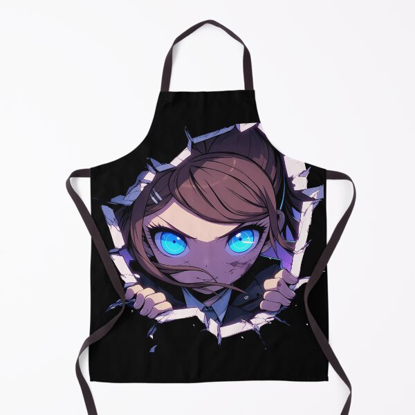 Item preview, Aoi Asahina Peeking Chibi Danganronpa Anime Girl designed and sold by TorbenKuhano.