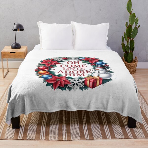Item preview, Christian Christmas Jesus Oh come let us adore Him designed and sold by VENOM0RIOT.