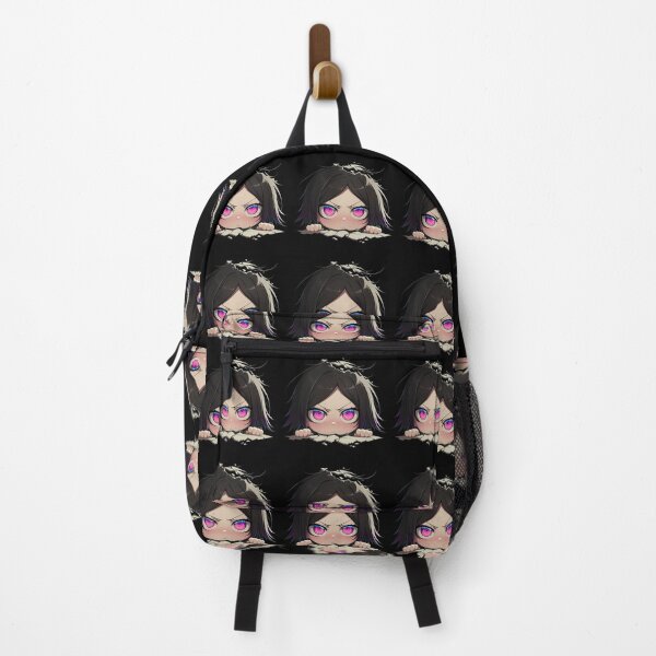 Item preview, Mukuro Ikusaba Peeking Chibi Danganronpa Anime Girl designed and sold by TorbenKuhano.
