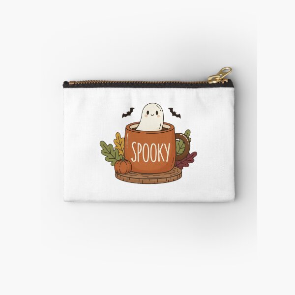 Item preview, Cozy Ghost Drinking Coffee | Spooky Season Pumpkin Spice Latte designed and sold by  ADBIB Design.