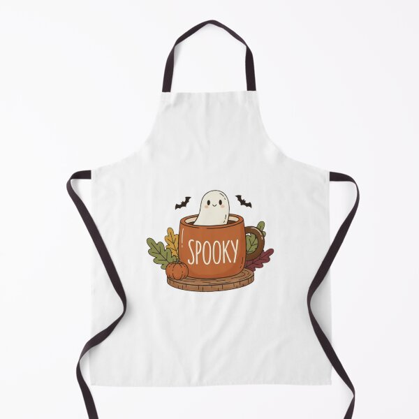 Item preview, Cozy Ghost Drinking Coffee | Spooky Season Pumpkin Spice Latte designed and sold by ADBIB Design.