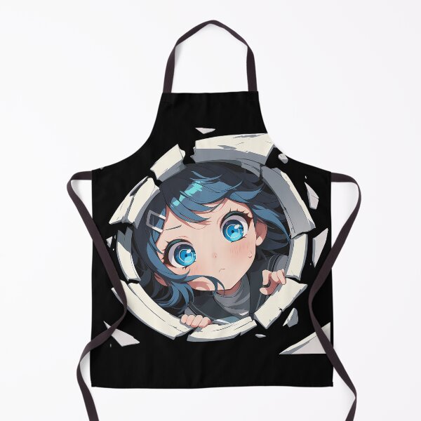 Item preview, Sayaka Maizono Peeking Chibi Danganronpa Anime Girl designed and sold by TorbenKuhano.