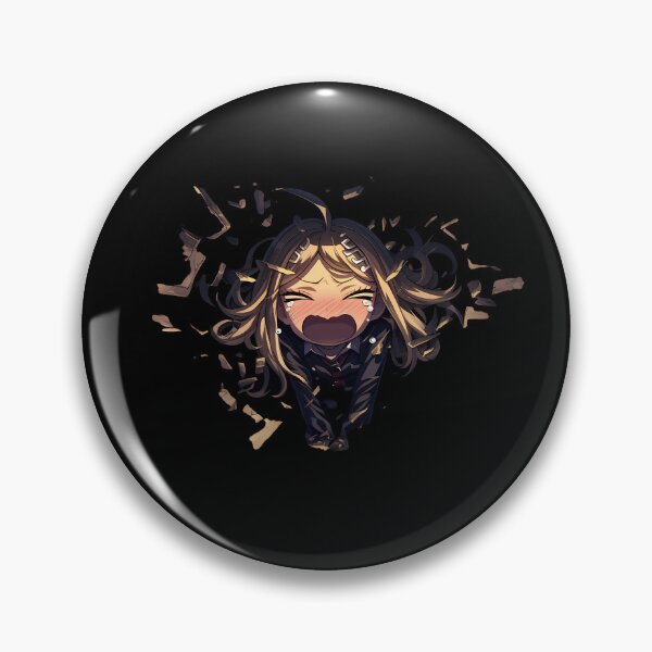Item preview, Kaede Akamatsu Peeking Chibi Danganronpa Anime Girl designed and sold by TorbenKuhano.