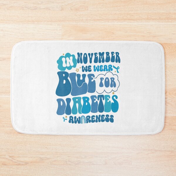 Item preview, Quote Blue November Month Support Style Vintage Bow designed and sold by Williammarger.