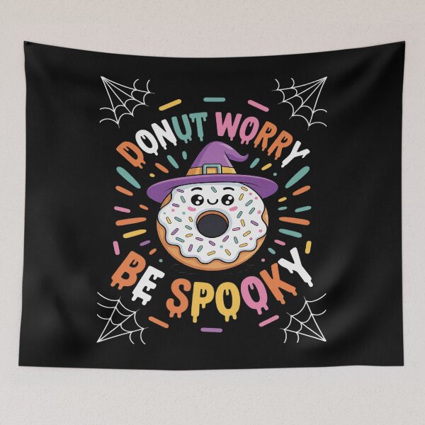 Item preview, Donut Worry Be Spooky Witch Hat Halloween Trick or Treat designed and sold by JonBarnes22.
