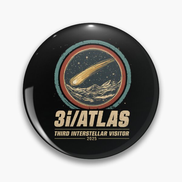 Item preview, 3I/ATLAS Third Interstellar Visitor 2025 Retro Space Comet  designed and sold by MyrtieDicki.