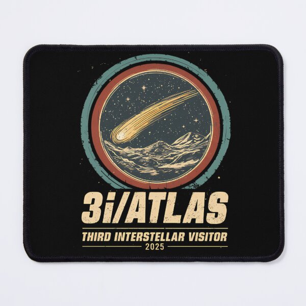 Item preview, 3I/ATLAS Third Interstellar Visitor 2025 Retro Space Comet designed and sold by MyrtieDicki.