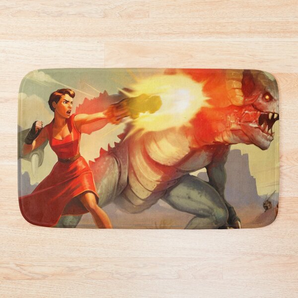 Item preview, Veronica vs Deathclaw designed and sold by Sara-Cooley.
