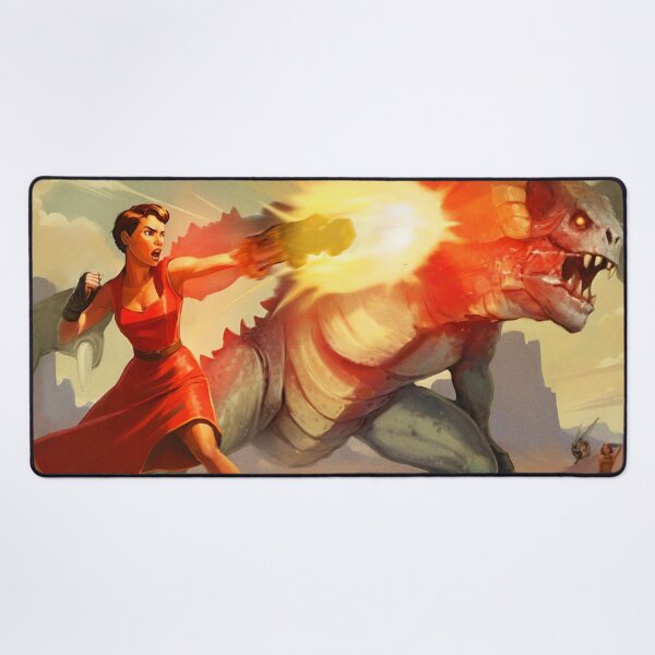 Item preview, Veronica vs Deathclaw designed and sold by Sara-Cooley.
