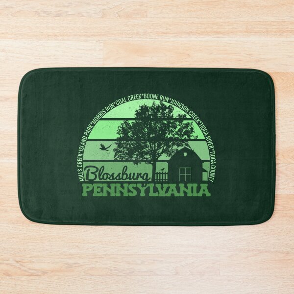 Item preview, Blossburg Pennsylvania Sunset Retro Vintage Local Pride Logo designed and sold by CRHPOD20.