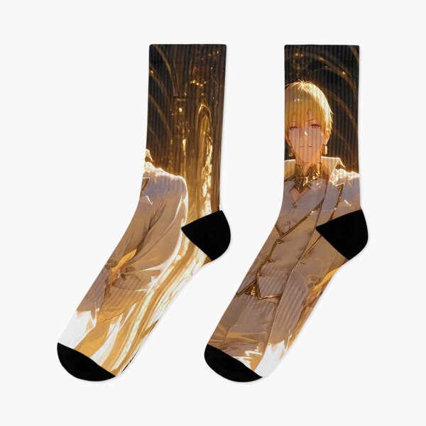 Item preview, Gilgamesh Fate Stay Night Anime White Suit Majesty designed and sold by TorbenKuhano.