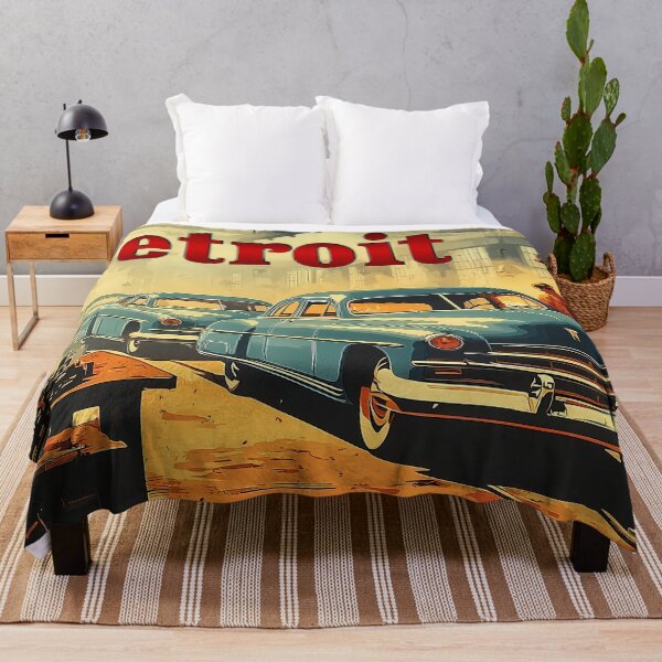 Item preview, Retro Detriot Automotive Assemby Line Travel Poster designed and sold by Boddicca.