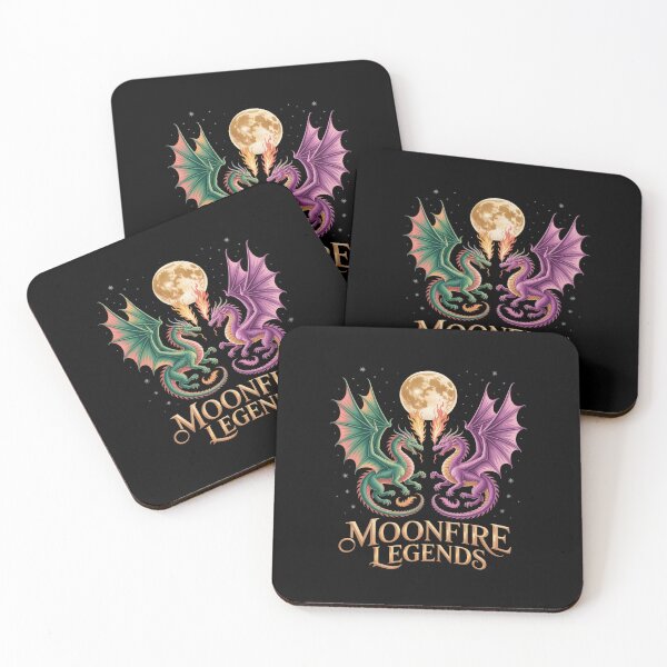 Item preview, Dragon Battle Moonfire Fantasy Art Mythical Creatures designed and sold by JulienAureo.