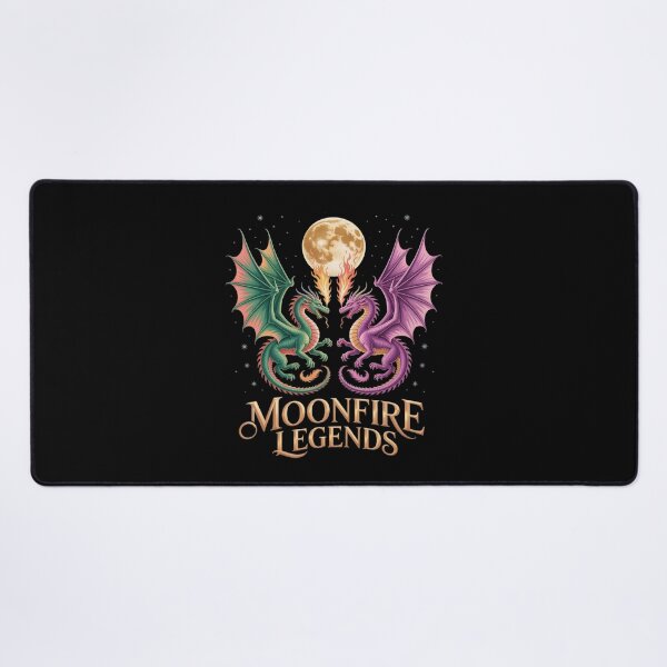 Item preview, Dragon Battle Moonfire Fantasy Art Mythical Creatures designed and sold by JulienAureo.