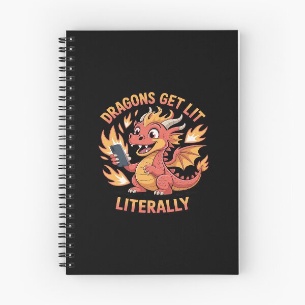 Item preview, Dragons Get Lit Literally Fire Dragon Selfie Artwork designed and sold by JulienAureo.