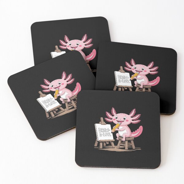 Item preview, Draw-alotl Funny Axolotl designed and sold by JulienAureo.