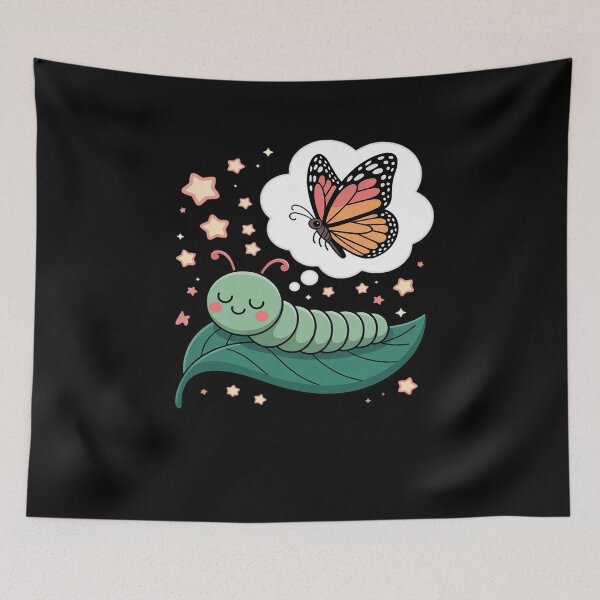 Item preview, Dream of the Caterpillar Cute Inspirational Butterfly designed and sold by JulienAureo.