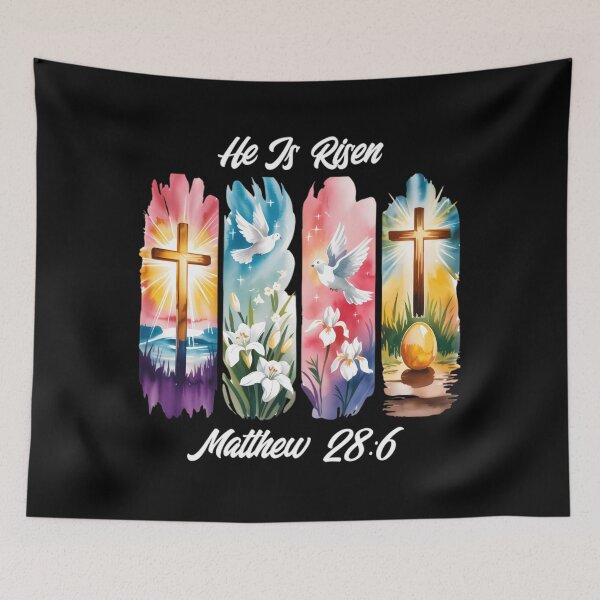 Item preview, crucified. the It celebrate is commonly Christianity his from resurrection especially Easter, during commemorating being to Jesus in the Christ, resurrection after dead of used designed and sold by JUSchallerArt.