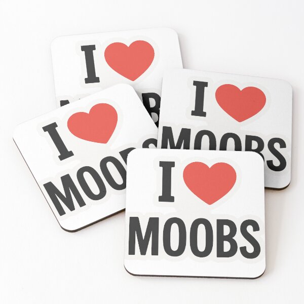 Item preview, I Love Moobs designed and sold by GnomeChompsky.