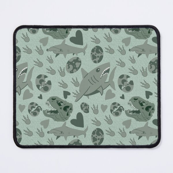 Item preview, Green sharks and dinosaurs. designed and sold by DayDesigns2025.
