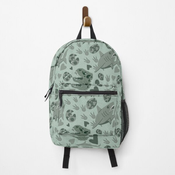 Item preview, Green sharks and dinosaurs. designed and sold by DayDesigns2025.