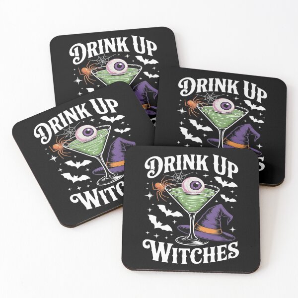 Item preview, Drink Up Witches Wine Hat Broom Halloween Party designed and sold by tabdejinti.