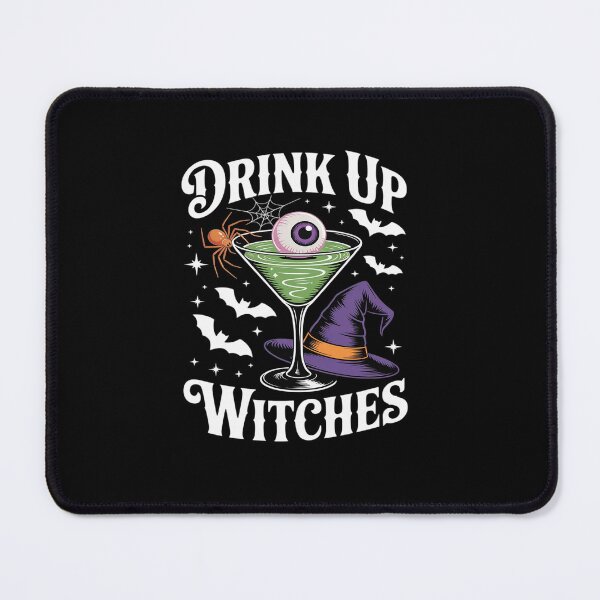 Item preview, Drink Up Witches Wine Hat Broom Halloween Party designed and sold by tabdejinti.