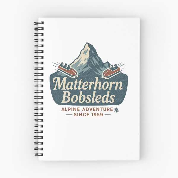 Item preview, Matterhorn Bobsleds Vintage Alpine Adventure Retro Mountain Ride Shirt designed and sold by Zippitydodads.