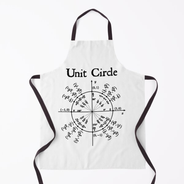 Item preview, Nerdy Vintage Unit Circle Science Teacher Black Text designed and sold by MathWare MathClips.