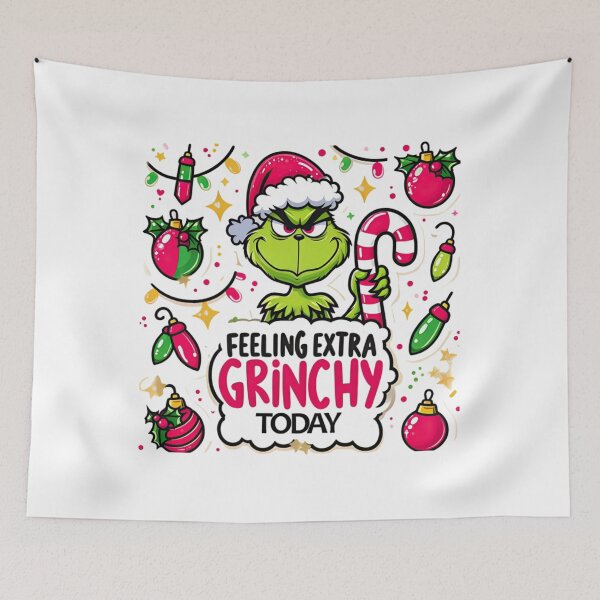 Item preview, Grinch Extra Grinchy Christmas Mood Design designed and sold by Thomas  J Cruse.